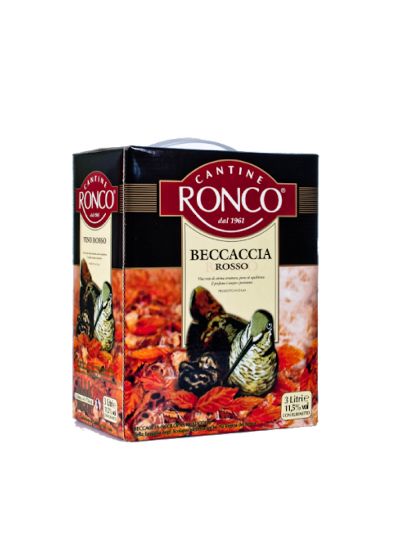 Sarkanvīns Ronco Beccacia Rosso Bag-in-Box