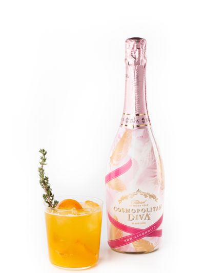 Kokteilis Peach Bellini bezalkoholiskais