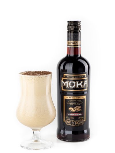 Kokteilis Moka on Banana